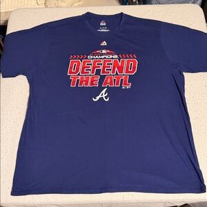 Atlanta Braves 2018 NL East Division Champion T-Shirt